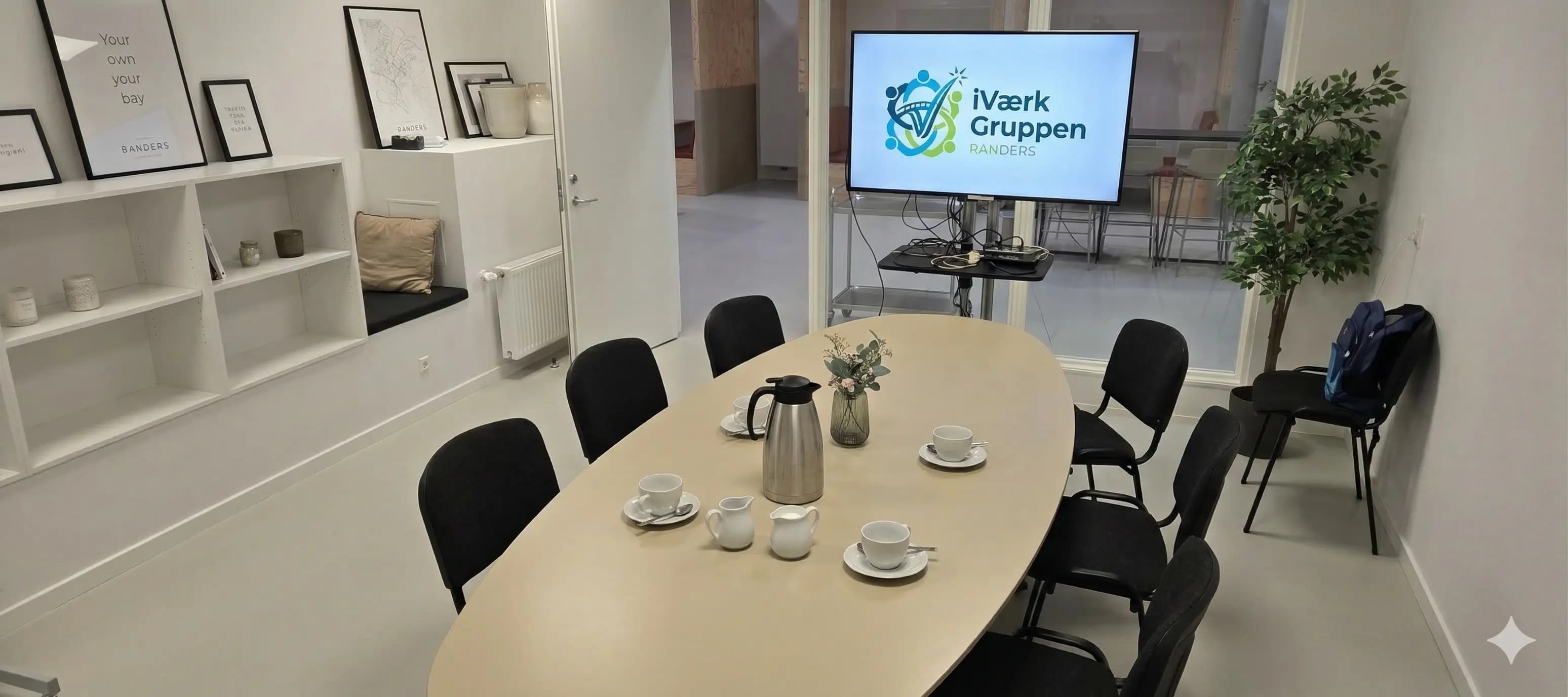 Mødelokale hos iVærk Gruppen Randers