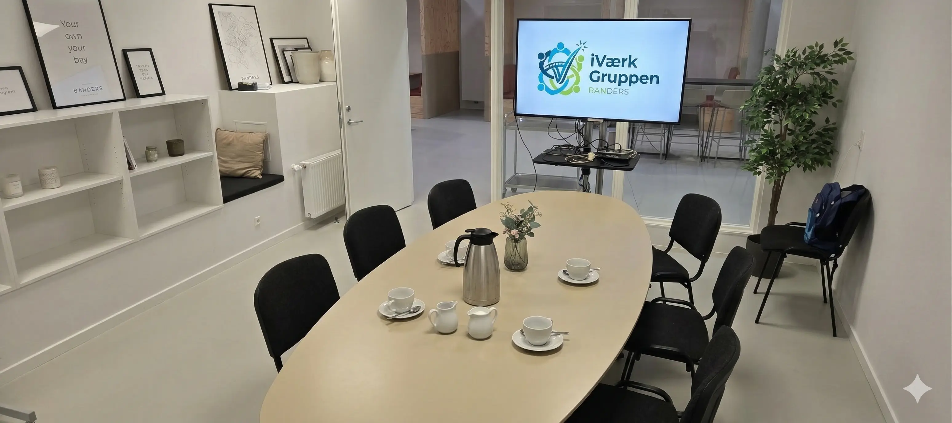 Mødelokale hos iVærk Gruppen Randers
